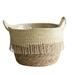 Grass Planter Basket Indoor Outdoor Flower Pots Cover Plant Containers for Home Indoor Outdoor Home Grass Grass Planter Basket Flower Pots Cover Plant Containers Blue Medium Primary Color S Tassel