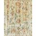 Ahgly Company Indoor Rectangle Abstract Metallic Gold Oriental Area Rugs 5 x 8