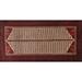 Ahgly Company Machine Washable Indoor Rectangle Traditional Red Wine or Wine Red Area Rugs 7 x 10