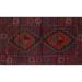 Ahgly Company Indoor Rectangle Traditional Burgundy Brown Persian Area Rugs 2 x 4