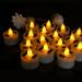 Fridja Battery Operated Tea Lights Candles 18 Pack Realistic and Bright Flickering Holiday Gift Flameless Candles LED Electric Tea Candles for Seasonal & Festival Party Home Decoration