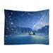 Chiccall Christmas Ornaments Background Cloth Living Room Hanging Tapestry 60X90in Indoor Outdoor Christmas Decorations for Home on Clearance