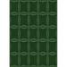 Ahgly Company Machine Washable Indoor Rectangle Transitional Jungle Green Area Rugs 8 x 10