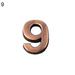 Modern House Numbers - 0-9 Modern House Door Plaque Address Arabic Number Digit Plate Sign Decoration - Contemporary Home Address - Sign Plaque - Door Number