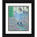 Theodore Earl Butler 20x24 Black Ornate Framed Double Matted Museum Art Print Titled: Lilly Butler (Artist s Daughter Step-Granddaughter of Claude Monet) (1896)