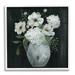 Stupell Industries Classic Flower Arrangement White Varied Hanging Petals Painting White Framed Art Print Wall Art Design by Nan