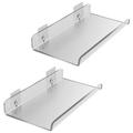 2 Pcs Acrylic Floating Wall Shelves Wall Mount Display Shelf Storage Shelf for Home DÃ©cor Bedroom Bookshelf Speaker Figures Display Wall Holder