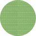 Ahgly Company Indoor Round Patterned Green Onion Green Area Rugs 4 Round