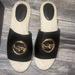 Coach Shoes | Coach Corey Leather Espadrilles | Color: Black | Size: 7
