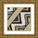 Taylor Evangeline 15x15 Gold Ornate Wood Framed with Double Matting Museum Art Print Titled - Global Geometric Print 4