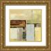 King 20x20 Gold Ornate Wood Framed with Double Matting Museum Art Print Titled - Town Square II