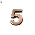 Modern House Numbers - 0-9 Modern House Door Plaque Address Arabic Number Digit Plate Sign Decoration - Contemporary Home Address - Sign Plaque - Door Number