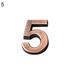 Modern House Numbers - 0-9 Modern House Door Plaque Address Arabic Number Digit Plate Sign Decoration - Contemporary Home Address - Sign Plaque - Door Number