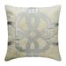 Throw Pillow Cover Decorative Ivory 22 x22 (55x55 cm) Throw Pillow Covers Velvet Greek & Applique & Foil Throw Pillows For Couch Geometric Pattern Modern Style - Greek Electra