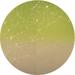 Ahgly Company Machine Washable Indoor Round Transitional Golden Brown Yellow Area Rugs 7 Round