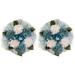 2PCS Curtain Tiebacks Decorative Flower Shape Window Curtain Holdback Buckles Tie Backs Holders for Home and Office