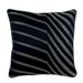 Pillow Covers Black Throw Pillow Cover 20 x 20 Pillow Cover Jacquard Weaveed Abstract Couch Pillow Fabric Pillow Black Pillow Cover 20x20 inch (50x50 cm) - Abstract Art
