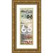 Grey Jace 11x24 Gold Ornate Wood Framed with Double Matting Museum Art Print Titled - USA Route 66 Mate