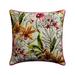 Cushion Covers Multicolor & Pink 18 x18 (45x45 cm) Throw Pillow Covers Cotton Floral Printed Quilted Throw Pillows For Couch Nature & Floral Pattern Contemporary - Tiger Lily