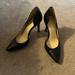 Jessica Simpson Shoes | Jessica Simpson 7 Claudette Black Leather Pump High Heels | Color: Black | Size: 7