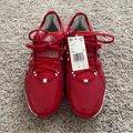 Adidas Shoes | Adidas Fv9039 Baseball Shoe Softball Size 9 Women's Metal Red Purehustle New | Color: Red/White | Size: 9