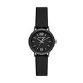 Skechers Women's Quartz Watch with Silicone Strap, Black, 8 (Model: SR6227)