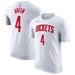 Men's Nike Jalen Green White Houston Rockets 2022/23 Name & Number T-Shirt
