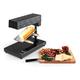 Klarstein Appenzell 2G traditioneller Raclette Grill 600 W Standgerät schwarz Schwarz