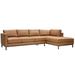 Gray/Brown Reclining Sectional - Hokku Designs Bryanah Sectional | 31 H x 115 W x 71 D in | Wayfair 2B6C72DA56B8453AB73F1CC3BC3FA47F