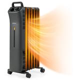Costway 1500W Oil Filled Space Heater Electric Heater w/Adjustable - See Details