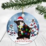 The Holiday Aisle® Christmas Tree Decoration 2022 Ceramic Ornament Cat Owner Gifts, Gift For Cat Lover | Wayfair D6E5822171B64D26AF0CBDE34E50EE18