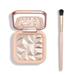 Face Highlighter Palette Kit Shimmer Glitter Highlight Contouring Natural Nude Shiny Makeup (Nude Pink)