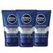 NIVEA MEN Maximum Hydration Deep Cleaning Face Scrub With Aloe Vera 3 Pack of 4.4 Oz Tubes