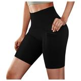 Hot6sl Shorts for Women Women Basic Slip Bike Shorts Compression Workout Leggings Yoga Shorts Pants Hot6sl4876449