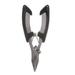 5 Fishing Pliers Stainless Steel Fishing Tools Saltwater Resistant Fishing Gear Rubber Handle with Puller Black