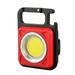 Mini LED COB Light Flashlight Pocket Work Lamp Torch Waterproof USB Rechargeable (Red 2 PCS)