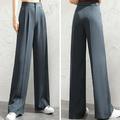 OKBOP Football Pants Fashion Casual Full-Length Loose Solid High Waist Trousers Long Straight Wide Leg Pants for Women