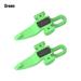 2 set Hot Plastic Rubber High Quality Jig Lures Holders Safe Hanger Fishing Gear Hook Secure Keeps GREEN