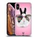 Head Case Designs Funny Animals Pretty Bunny In Sunglasses Soft Gel Case Compatible with Apple iPhone XS Max