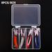 8Pcs/box Plastic Surf Hard Bluefish Yumizuno Japan Trolling Fishing Lure 6cm 1.2g Spoon bait Fishing Swimbait decoys