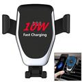 Wireless Car Charger Mount Qi Fast Charging Auto-clamping Phone Holder Windshield Dashboard Air Vent Phone Holder