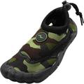 NORTY Boys Water Shoes Child Male Lake River Shoes Green Camo 12