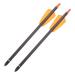 Etereauty 2pcs Practical Pure Carbon Arrows Useful Archery Arrows Outdoor Archery Props