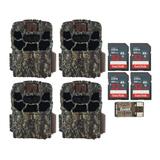 Browning Dark Ops Full HD Trail Camera with Memory Card and Card Reader (4-Pack)