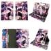 Purple Marble For Drangon Touch 8-inch Tablet Case Universal Android Cases 360 Rotating Folio Stand Protector Pu Leather Cover Travel e-reader Card Cash Slots Multiple Viewing Angles