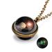 Kayannuo Christmas Clearance Necklace Luminous Double-sided Dome Planetary Necklace Pendant Luminous Double-sided Ball Universe Couple Chain Luminous Souvenir Couple Necklace