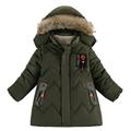 TAIAOJING Kids Winter Coats with Hooded Children Winter Boy Jacket Coat Hooded Coat Fashion Kids Warm Clothes Jacket Boys Coat&jacket 6 Years