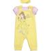 Disney Princess Belle Infant Baby Girls Snap Sleeveless Romper & Headband Princess Belle 24 Months