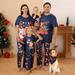 BULLPIANO Christmas Pajamas Matching Family Pajama Sets Christmas PJ s Christmas PJs for Family Pajamas Loungewear 2-Piece Nightwear Sleepwear Sets