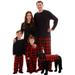 Hirigin Family Matching Christmas Pajamas Set Xmas Solid Top Buffalo Plaid Pants Pjs Mom Dad Kids Baby Outfits Sleepwear